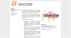 Desktop Screenshot of critical-friends.org
